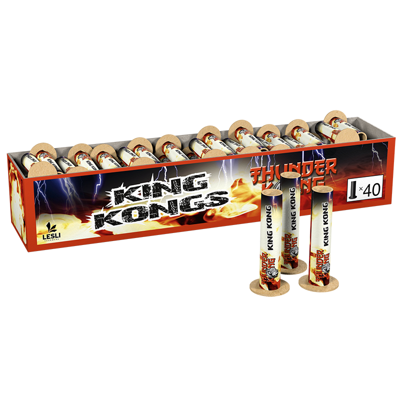 King Kongs (40 stuks Thunder mine) Mantel Vuurwerk