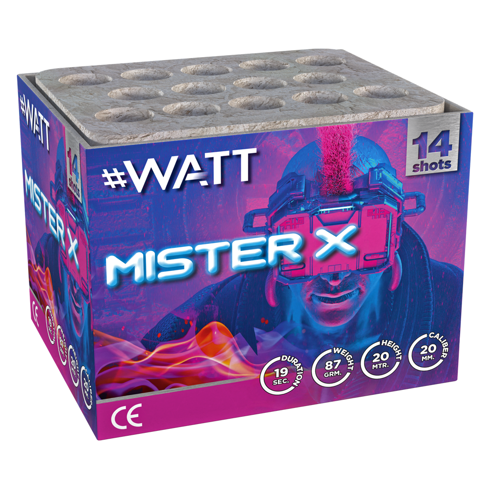 Mister X Mantel Vuurwerk
